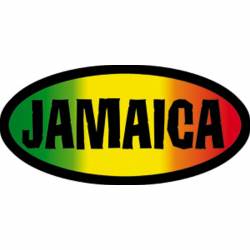 Reggae And Rasta Jamaica - Vinyl Sticker