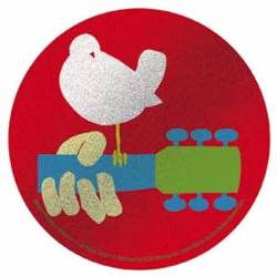 Woodstock Classic - Circle Vinyl Sticker