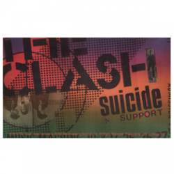 The Clash Suicide - Vinyl Sticker