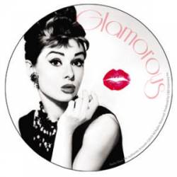 Audrey Hepburn Kiss - Vinyl Sticker
