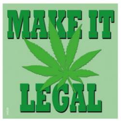 Weed Indeed Make It Legal - Vinyl Sticker