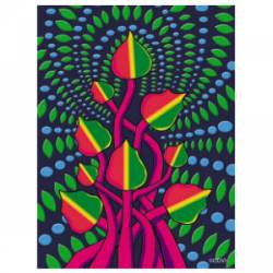 60's Retro Psychedelic Flower - Vinyl Sticker