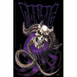 Danzig Purple Demon - Vinyl Sticker