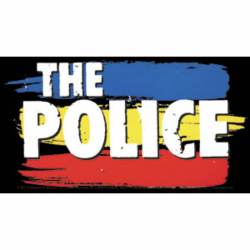 The Police Striped Logo - Vinyl Sticker