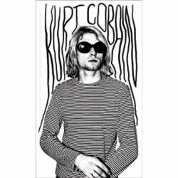 Kurt Cobain Photo - Vinyl Sticker