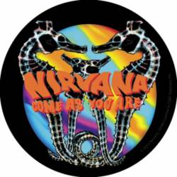Nirvana Rainbow Seahorse - Vinyl Sticker