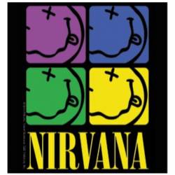 Nirvana 4 Square - Vinyl Sticker