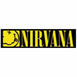 Nirvana Smiley Strip - Vinyl Sticker