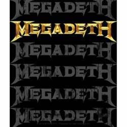 Megadeth Multi Logo - Vinyl Sticker