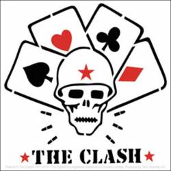 The Clash Skull & Cards - Vinyl Sticker