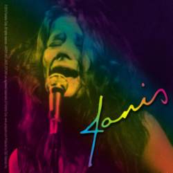 Janis Joplin Singing - Vinyl Sticker