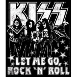 Kiss Let Me Go - Vinyl Sticker