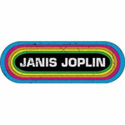 Janis Joplin Rainbow - Vinyl Sticker