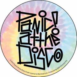 Panic! At The Disco Tie Dye - Vinyl Sticker