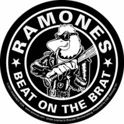 The Ramones Beat On The Brat - Vinyl Sticker