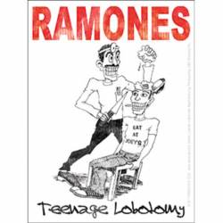 The Ramones Teenage Lobotomy - Vinyl Sticker