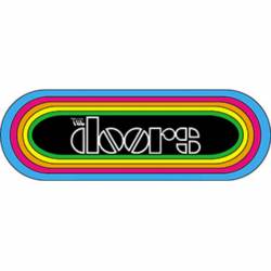 The Doors Rainbow Logo - Vinyl Sticker