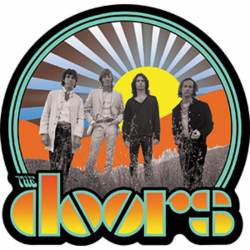 The Doors Waiting For The Sun - Vinyl Sticker