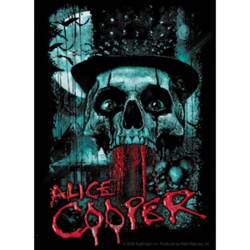 Alice Cooper Bloody Skull - Vinyl Sticker