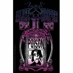 Alice Cooper Poison Bottle - Vinyl Sticker