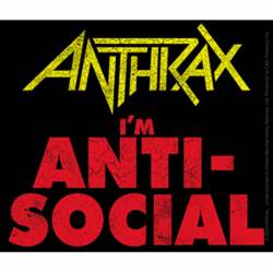 Anthrax Anti-Social - Vinyl Sticker