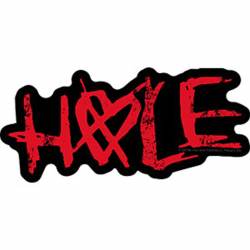 Hole Band Red Logo - Vinyl Sticker
