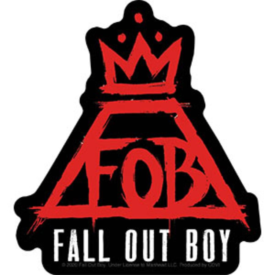 Fall Out Boy Crown - Vinyl Sticker at Sticker Shoppe