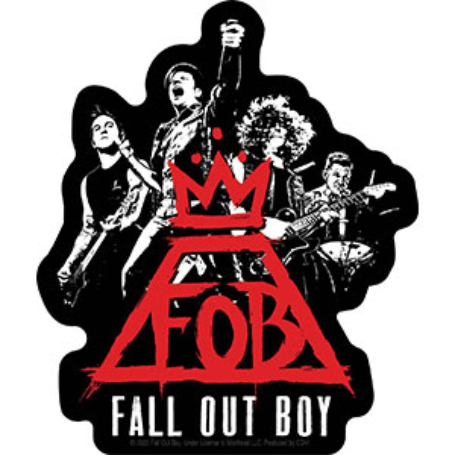 Fall Out Boy Group - Vinyl Sticker at Sticker Shoppe