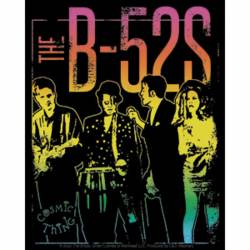 The B-52's Vintage Group - Vinyl Sticker