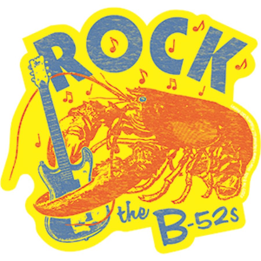 The B-52's Rock Lobster - Vinyl Sticker At Sticker Shoppe