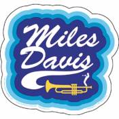 Miles Davis Blues - Vinyl Sticker