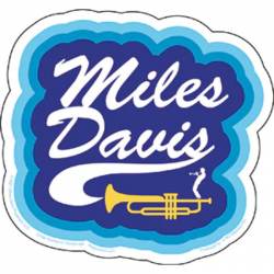 Miles Davis Blues - Vinyl Sticker