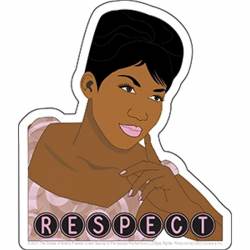 Aretha Franklin Respect - Vinyl Sticker