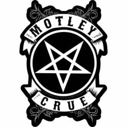 Motley Crue Ribbons - Vinyl Sticker