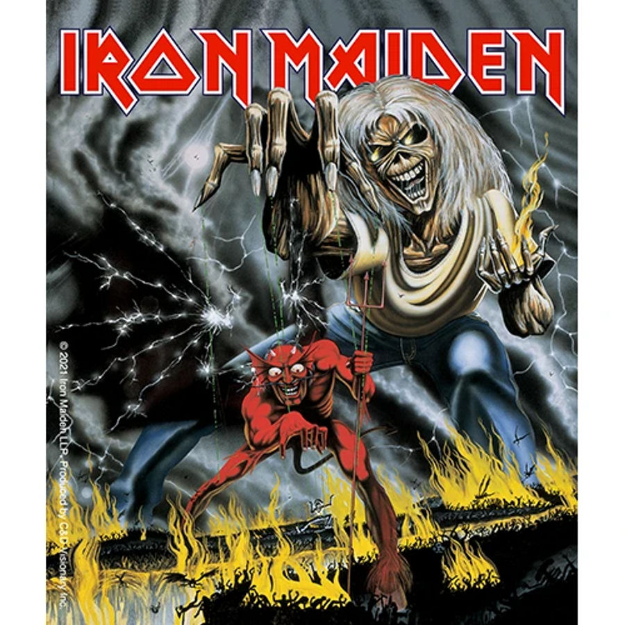 Iron Maiden Number Of The Beast - Vinyl Sticker At Sticker Shoppe