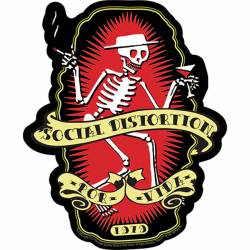 Social Distortion Por Vida - Vinyl Sticker
