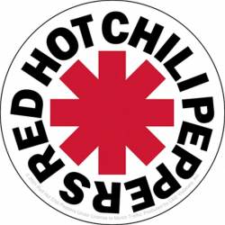 Red Hot Chili Peppers Logo - Vinyl Sticker