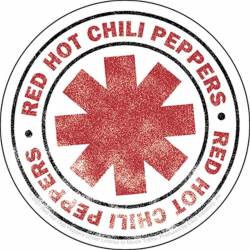 Red Hot Chili Peppers Faded Logo - Vinyl Sticker