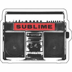 Sublime Boom Box - Vinyl Sticker