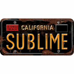 Sublime Long Beach California License Plate - Vinyl Sticker