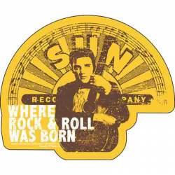 Elvis Presley R&R Born - Vinyl Sticker