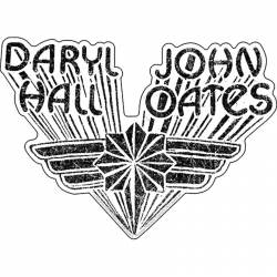 Hall & Oates Wings Logo - Vinyl Sticker