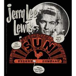 Jerry Lee Lewis Orange - Vinyl Sticker