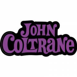 John Coltrane Logo - Vinyl Sticker