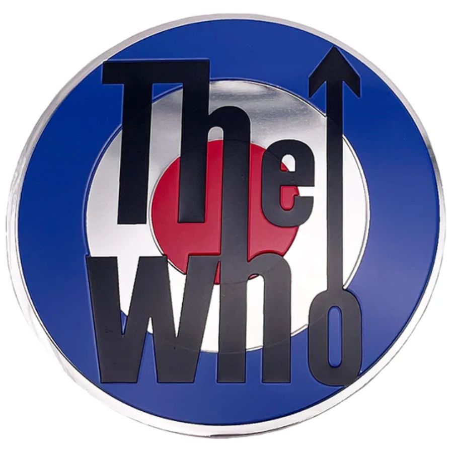 The Who Target Logo - Foil Metal Sticker at Sticker Shoppe