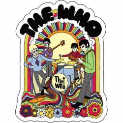 The Who Trippy Illustration - Vinyl Sticker