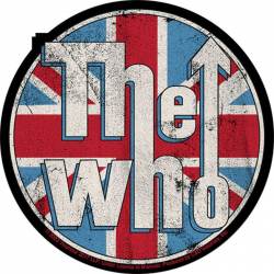 The Who Union Jack Logo - Vinyl Sticker