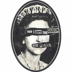 Sex Pistols God Save The Queen - Vinyl Sticker
