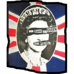 Sex Pistols UK Flag Queen - Vinyl Sticker