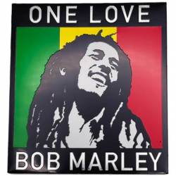 Bob Marley One Love - Foil Metal Sticker